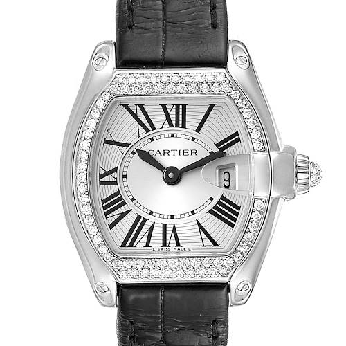 Photo of Cartier Roadster 18K White Gold Diamond Ladies Watch WE500260