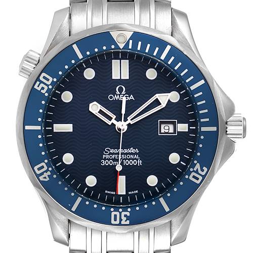 Photo of Omega Seamaster 41mm James Bond Blue Dial Steel Watch 2541.80.00