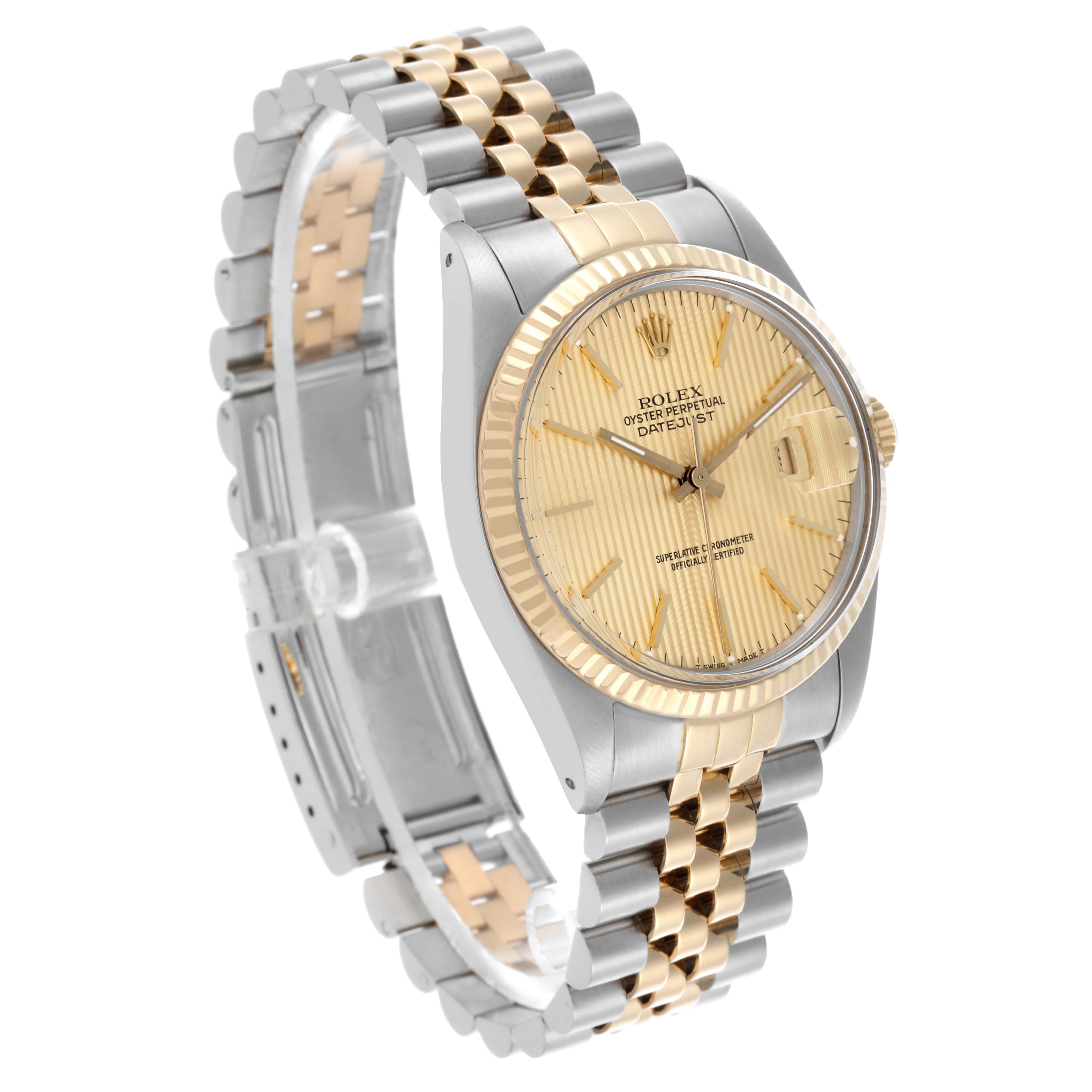 【美品】THE VINTAGE ROLEX rolex-datejust-36-steel-yellow