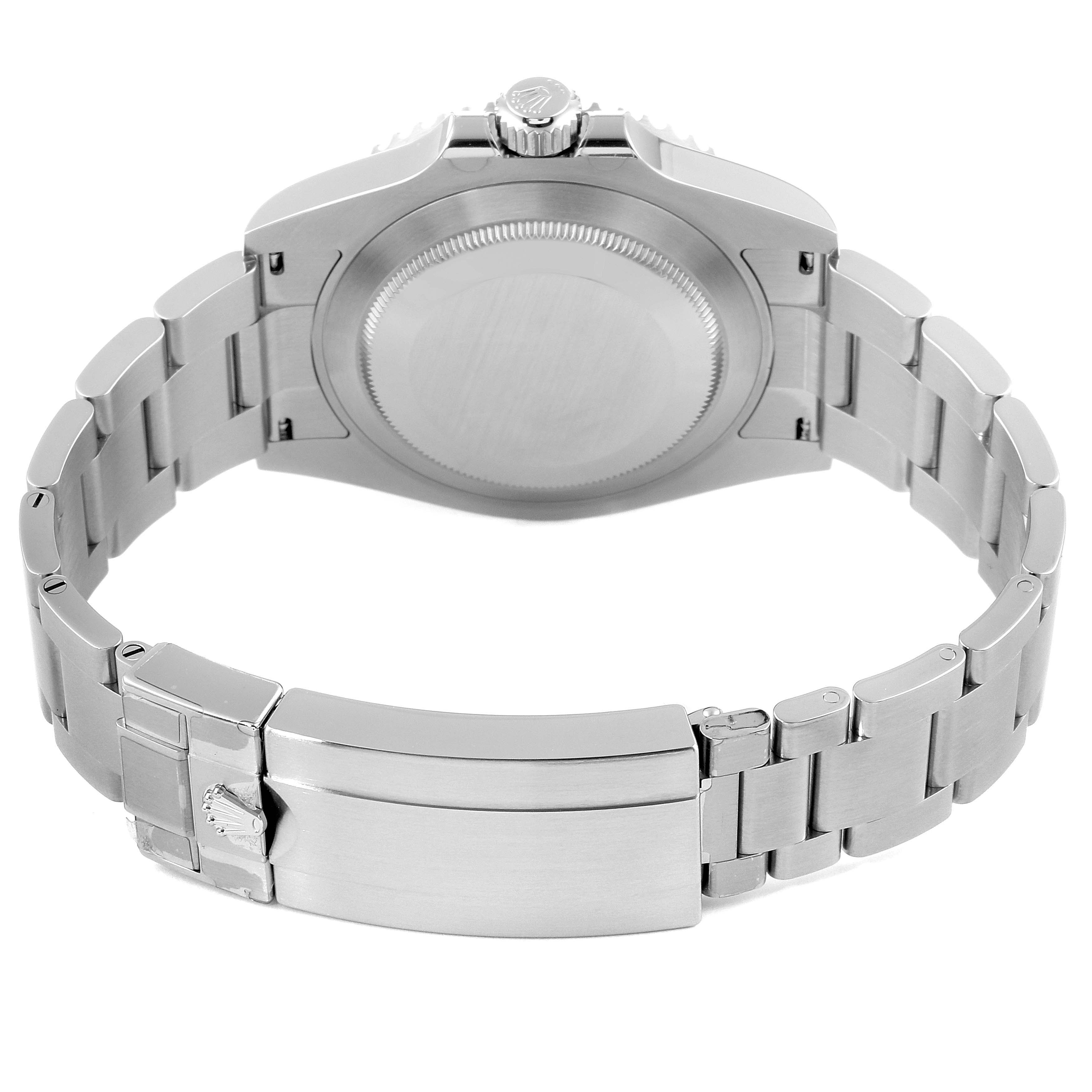 This image shows the back case and bracelet of a Rolex Submariner 126610LN Men
s Stainless Steel Black Dial 126610LN Men
s Stainless Steel Black Dial watch.