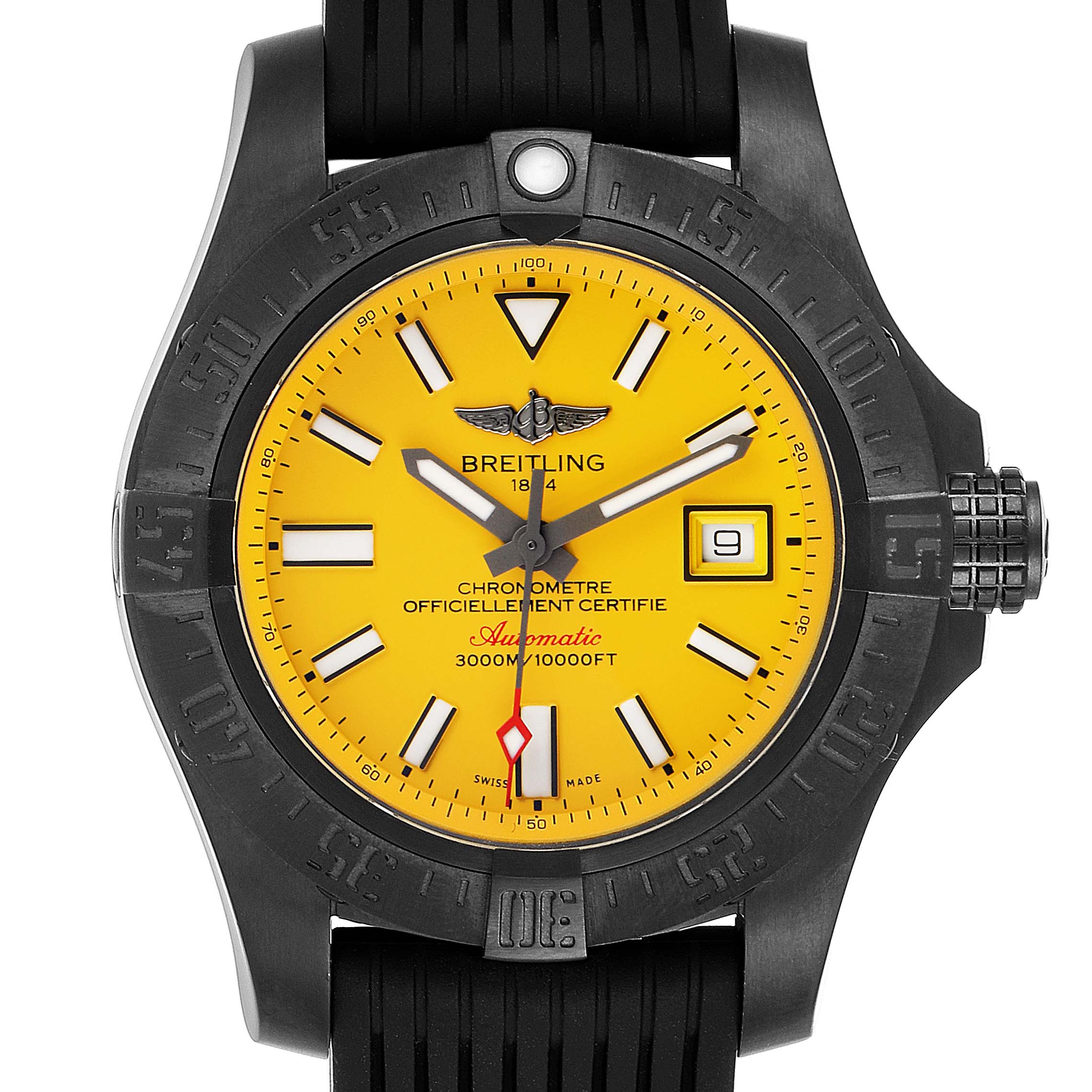 breitling avenger ii seawolf yellow