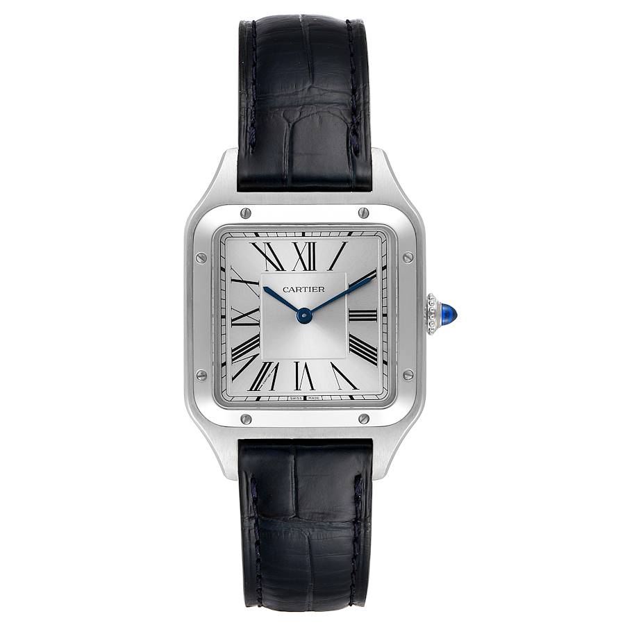 Cartier Santos Dumont Large Steel Mens Watch WSSA0022 | SwissWatchExpo