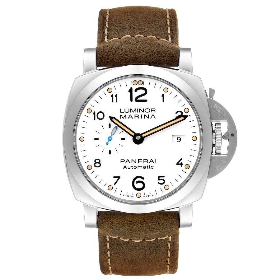 Panerai Luminor Marina 1950 White Dial Automatic Watch PAM01499