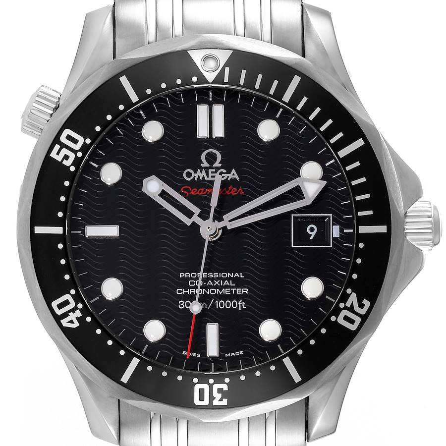 Omega Seamaster Black Dial Steel Mens Watch 212.30.41.20.01.002 SwissWatchExpo
