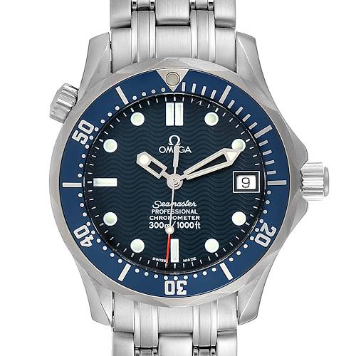Photo of Omega Seamaster Midsize 36mm Blue Dial Steel Mens Watch 2551.80.00