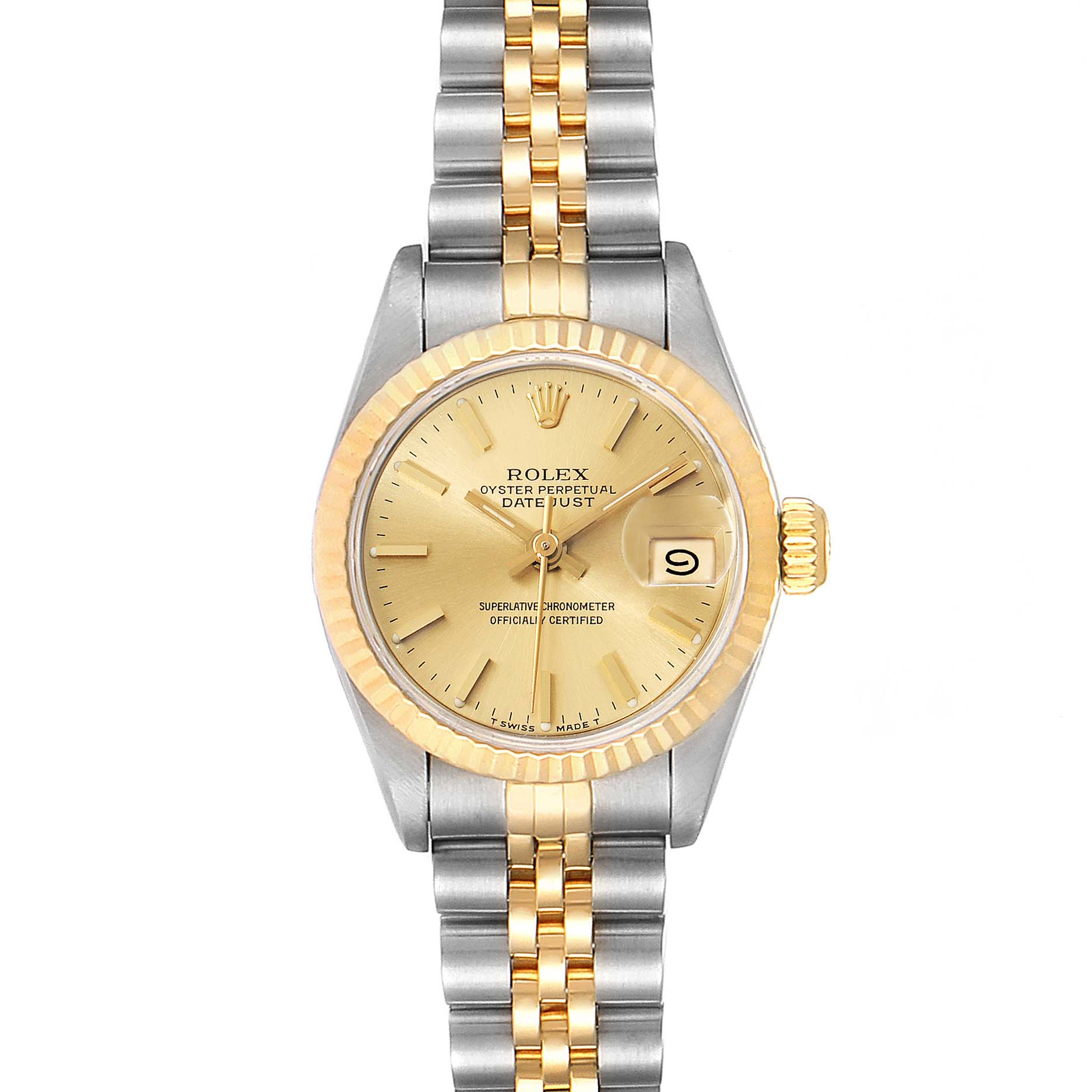 〇純正 ROLEX 2駒 69173 DATEJUST YG×SS FZ8609 〇純正 ROLEX 2駒 69173 DATEJUST YG×SS FZ8609