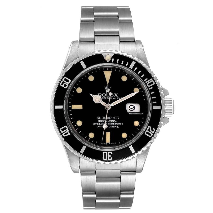 Submariner Date Steel Mens Vintage Watch 16800 Box |