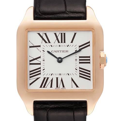 Photo of Cartier Santos Dumont Small 18k Rose Gold Mens Watch W2009251