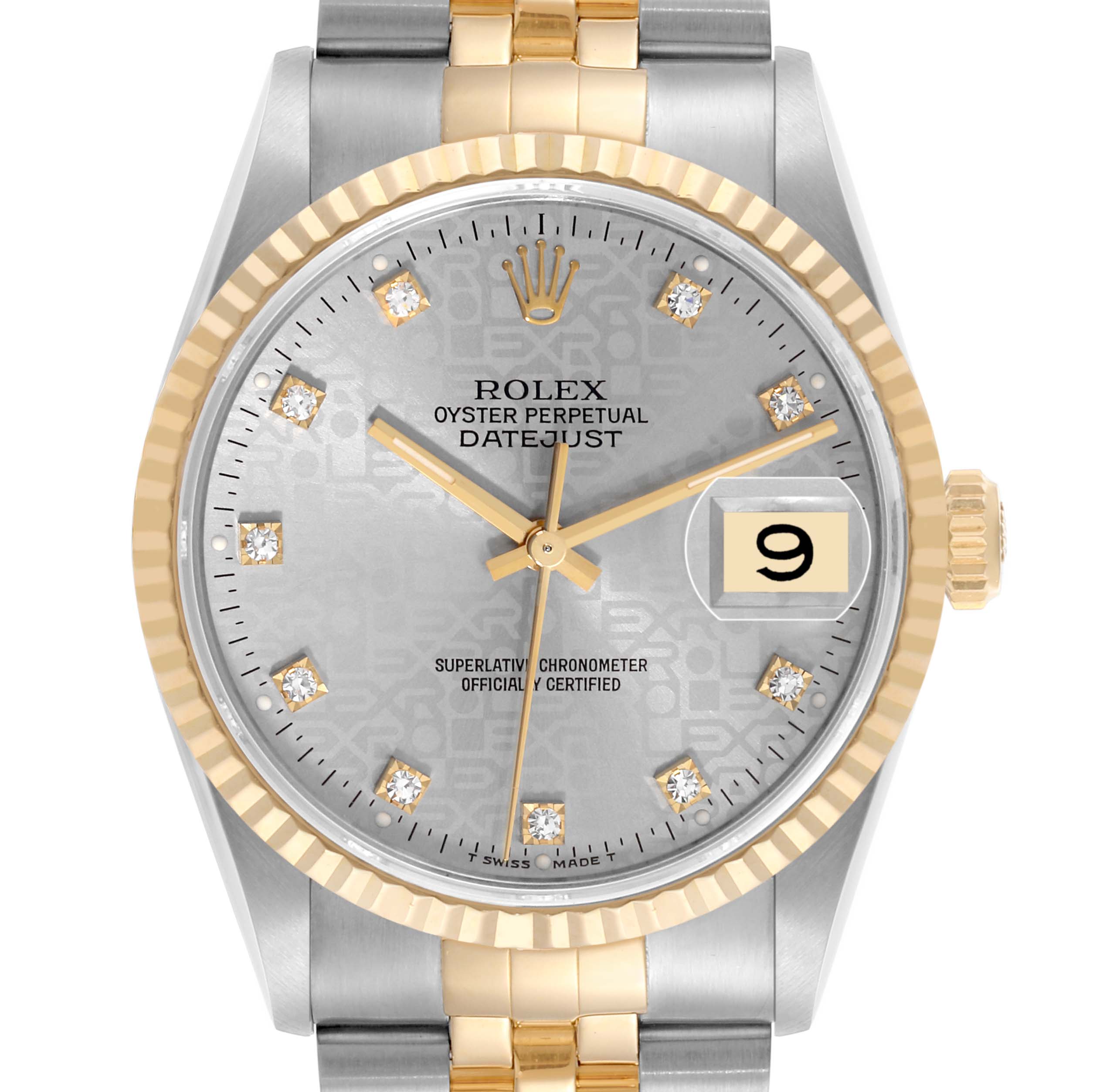 ロレックス★３コマ★16233G★ROLEX コメ兵｜ロレックス デイトジャスト 16233 SSxYG 自動巻 U番