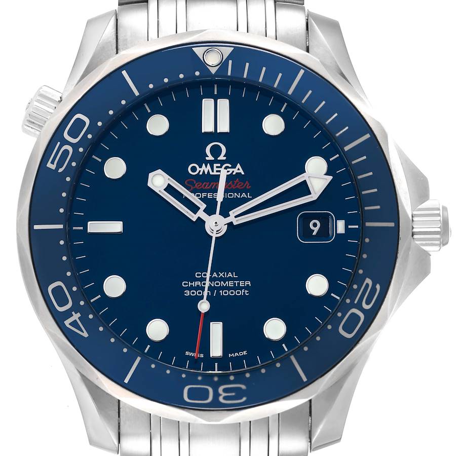 Omega Seamaster Diver 300M Co-Axial Mens Watch 212.30.41.20.03.001 Box Card SwissWatchExpo