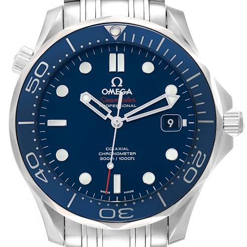 Photo of Omega Seamaster Diver 300M Co-Axial Mens Watch 212.30.41.20.03.001 Box Card
