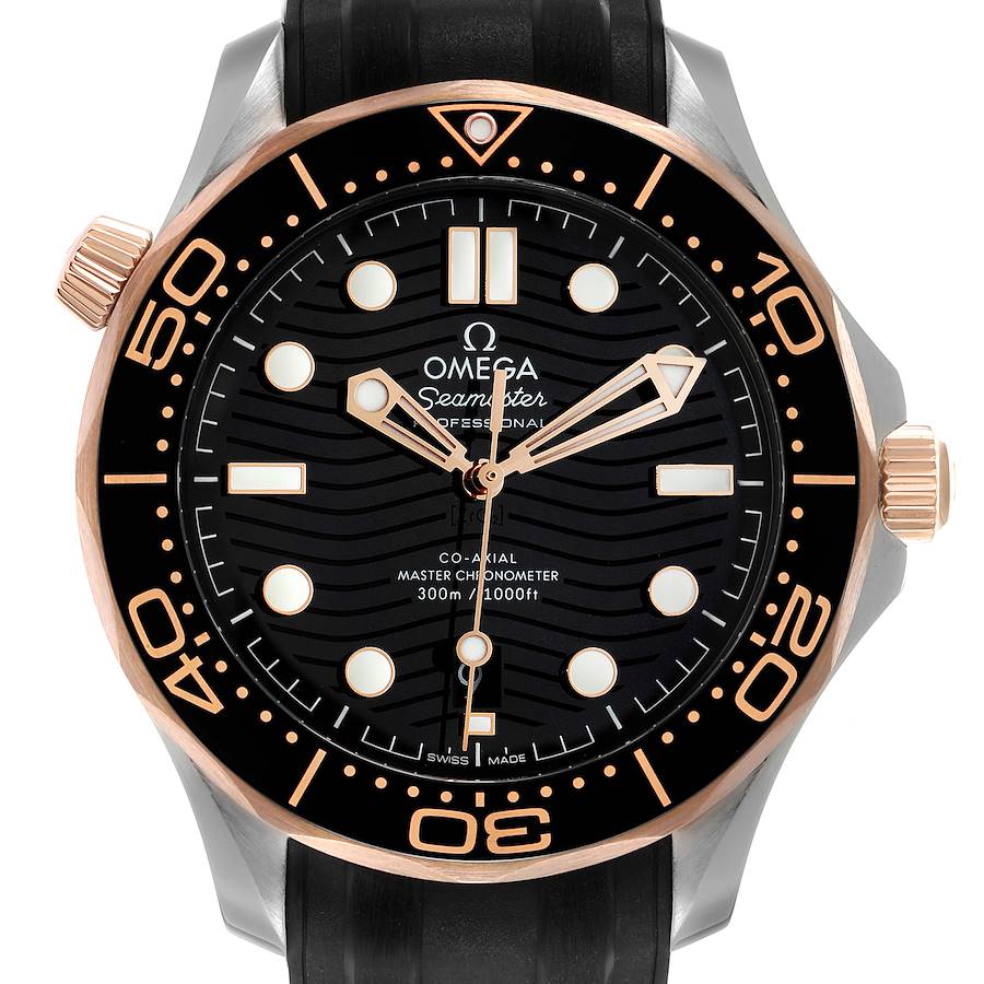 Omega Seamaster Steel Rose Gold Mens Watch 210.22.42.20.01.002 SwissWatchExpo