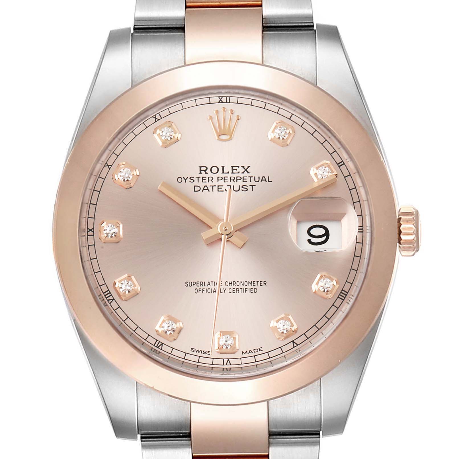 NOT FOR SALE Rolex Datejust 41 Steel Rose Gold Diamond Dial Mens Watch 126301 Box Card PARTIAL PAYMENT