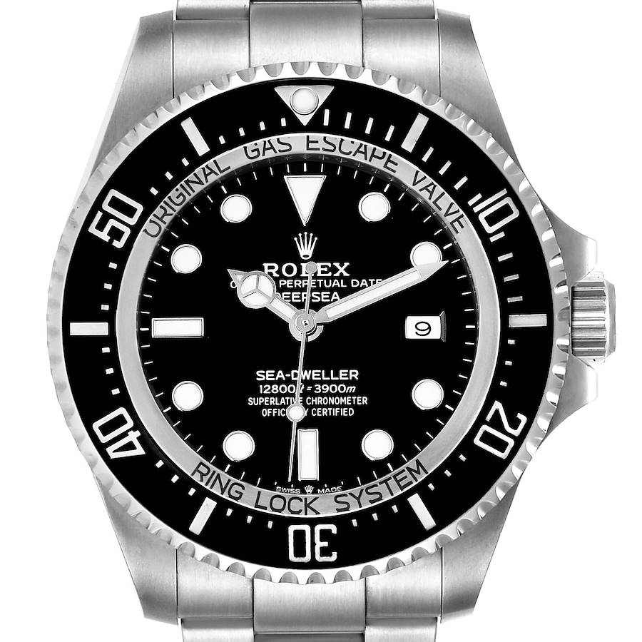 Rolex Seadweller Deepsea 44 Ceramic Bezel Mens Watch 126660 Unworn Box Papers SwissWatchExpo