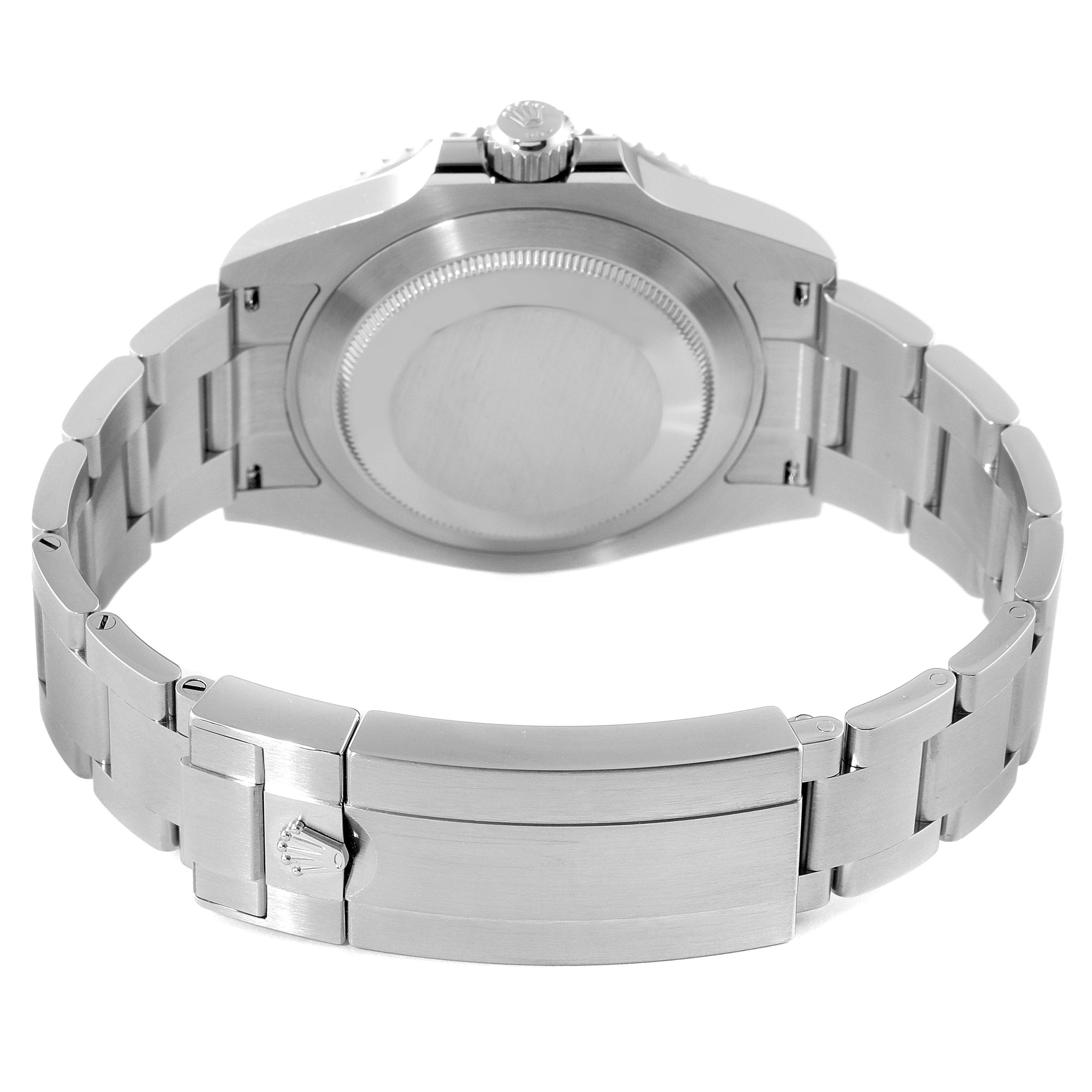 This image shows the back case and bracelet of the Rolex Submariner 126610 Men
s Stainless Steel Black Dial 126610 Men
s Stainless Steel Black Dial watch at a rear angle.