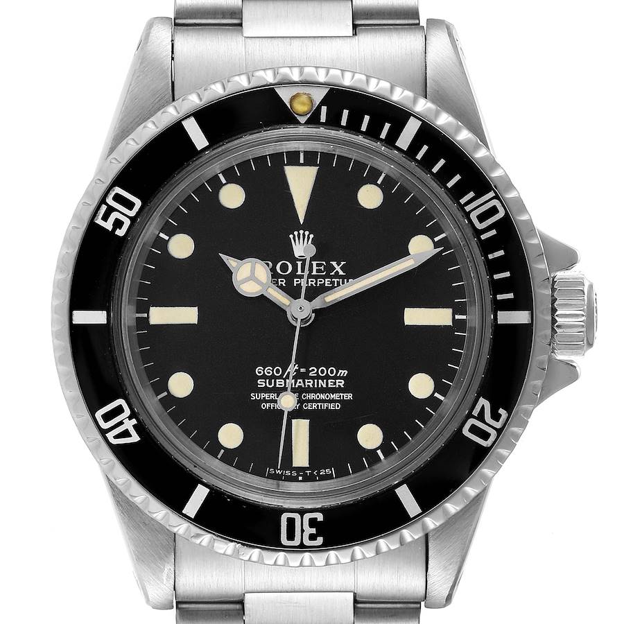 Rolex Submariner Vintage Stainless Steel Mens Watch 5512 SwissWatchExpo
