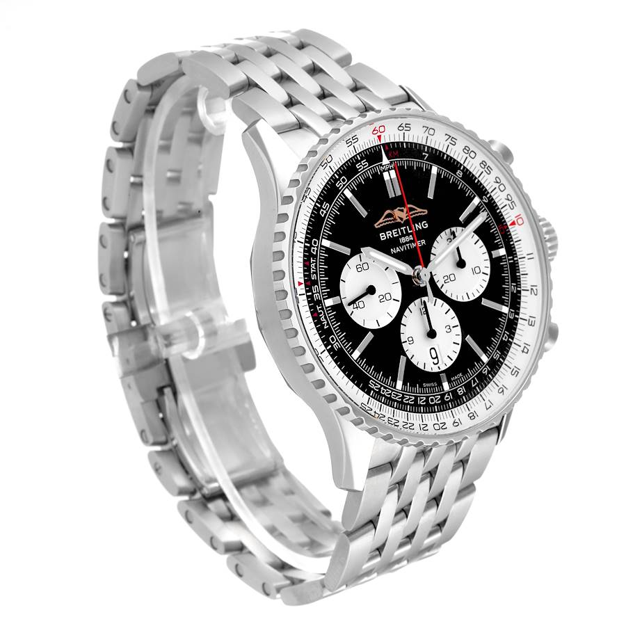 Breitling navitimer 01 on sale black