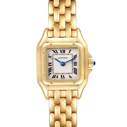 Photo of Cartier Panthere Small Yellow Gold Silver Dial Watch W25022B9 + 2 Extra links