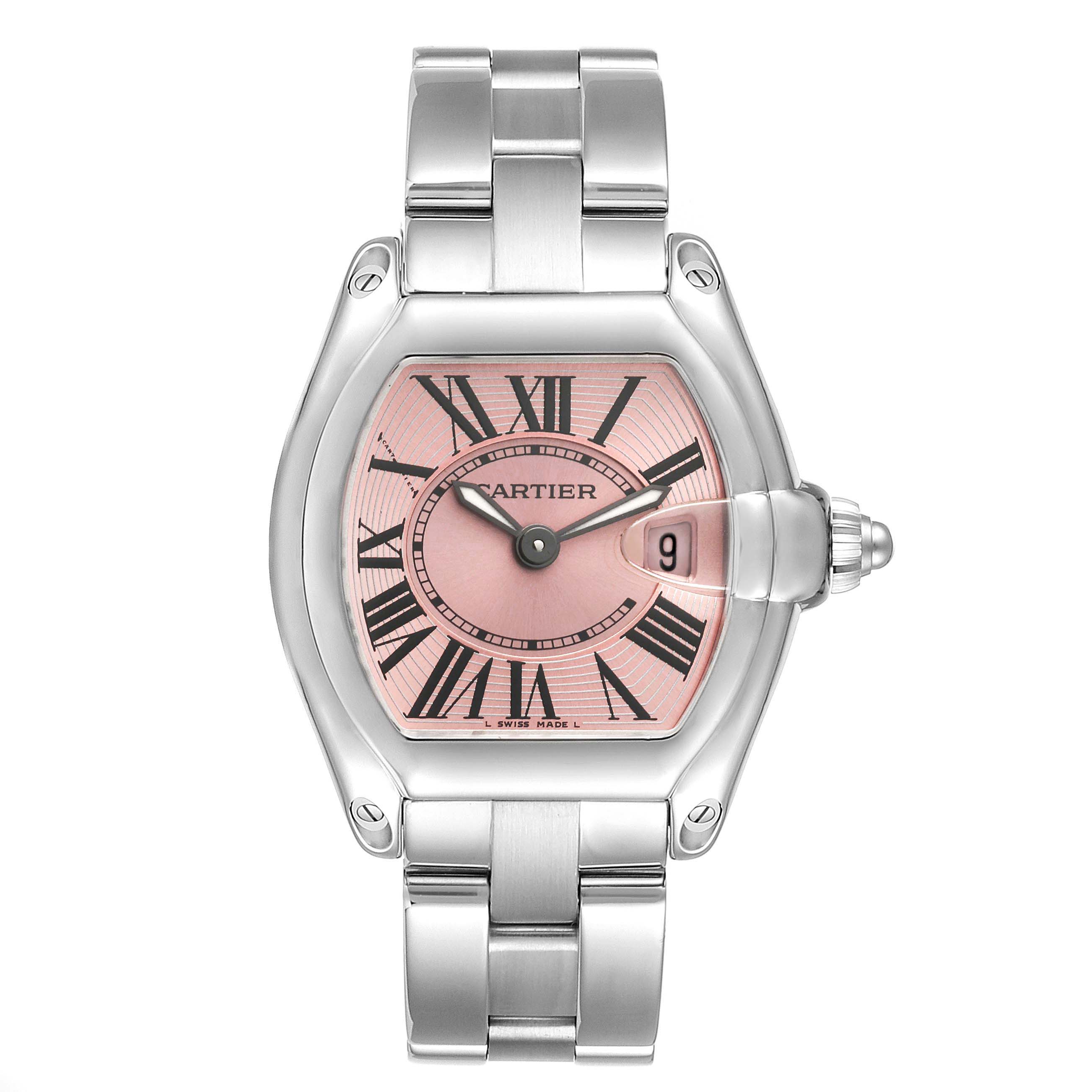 Cartier Roadsterレディース Cartier Roadster Stainless Steel Women's Diamond Watch 31mm