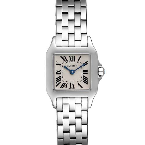 Photo of Cartier Santos Demoiselle Steel Silver Dial Ladies Watch W25064Z5
