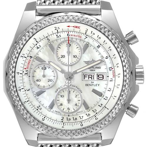 Photo of Breitling Bentley Motors GT MOP Dial Chronograph Watch A13362
