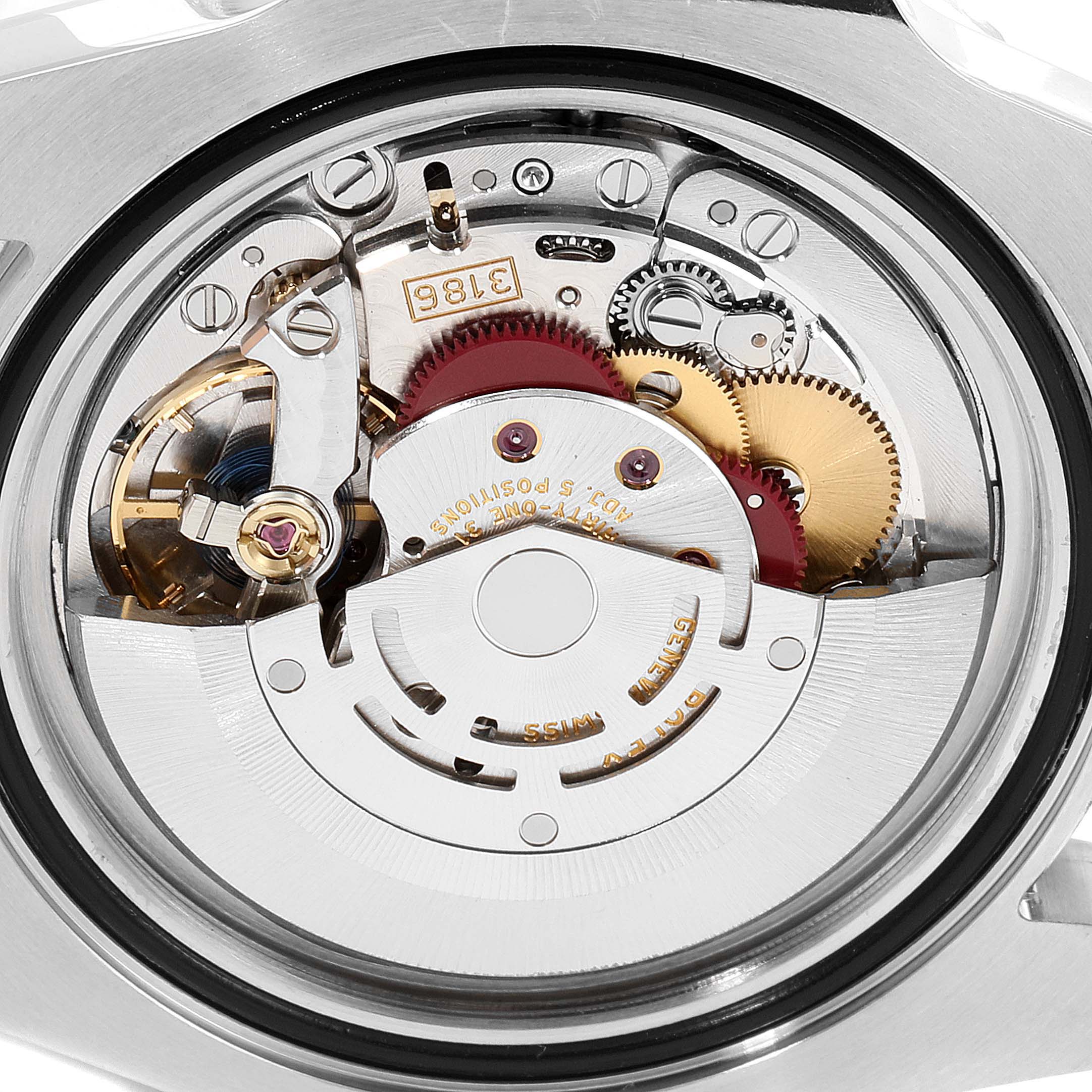 This image shows the internal movement mechanism of a Rolex GMT-Master 116710 Men
s Stainless Steel Black Dial 116710 Men
s Stainless Steel Black Dial watch, taken from the back.