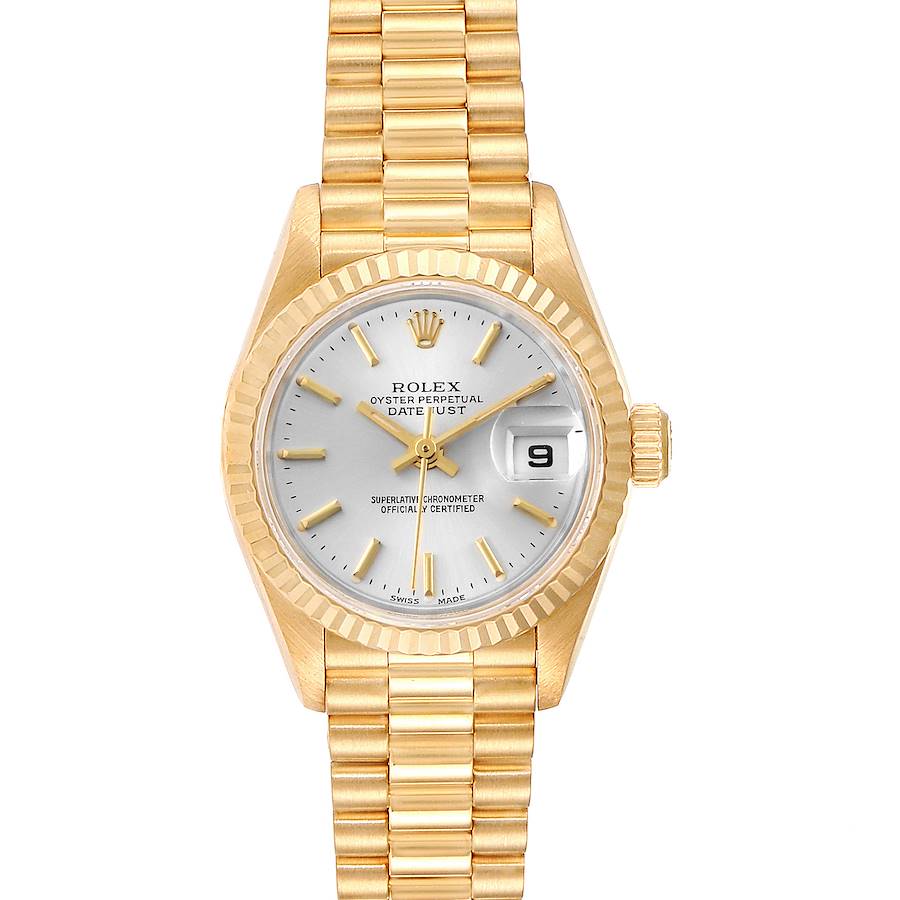Rolex President Datejust 26 18k Yellow Gold Ladies Watch 79178 SwissWatchExpo