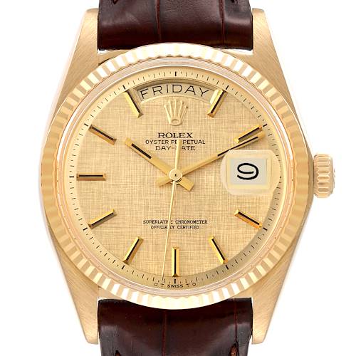 Photo of Rolex President Day-Date 18K Yellow Gold Sigma Dial Vintage Mens Watch 1803