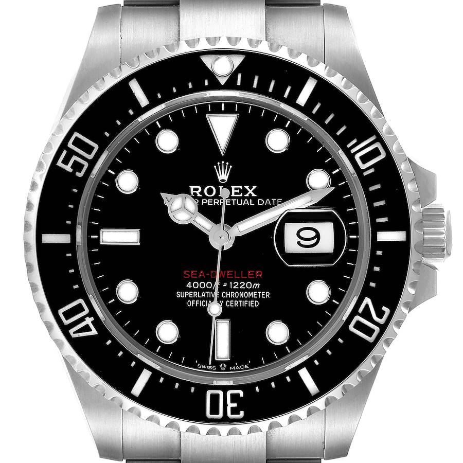 Rolex Seadweller 43mm 50th Anniversary Steel Mens Watch 126600 Card SwissWatchExpo