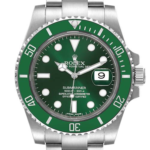 Photo of NOT FOR SALE Rolex Submariner Hulk Green Dial Bezel Steel Mens Watch 116610 Box Card PARTIAL PAYMENT