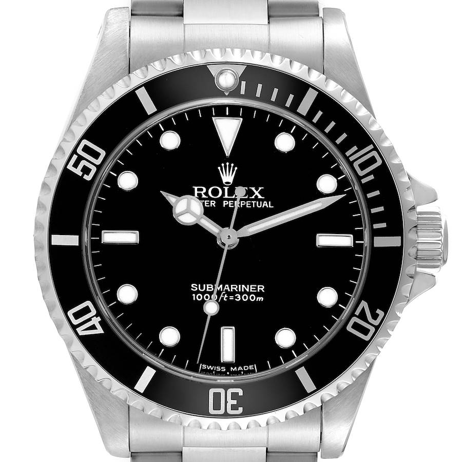 Rolex Submariner No Date 40mm 2 Liner Steel Mens Watch 14060 SwissWatchExpo