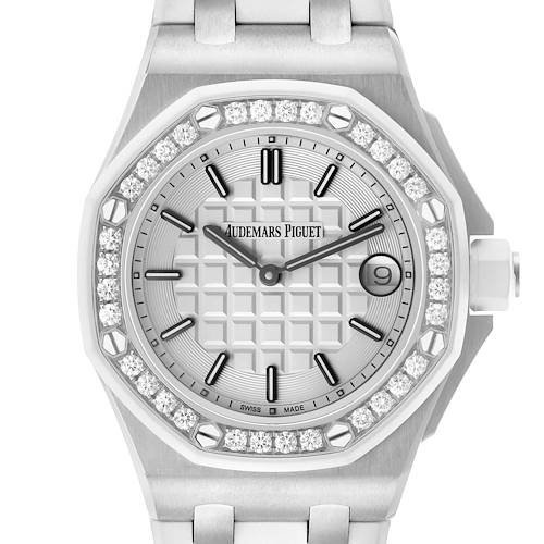 Photo of Audemars Piguet Royal Oak Offshore Steel 37 Diamond Ladies Watch 67540SK