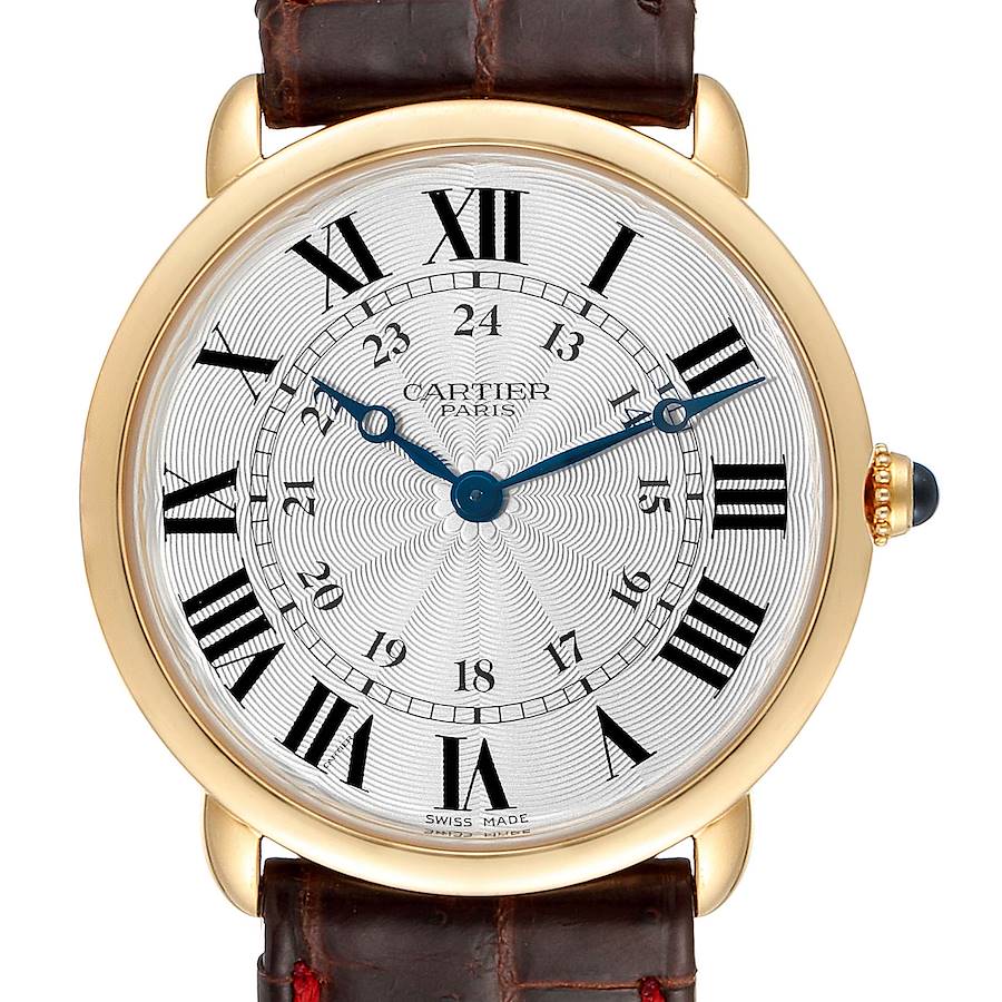 Cartier Ronde Louis 33mm Privee Collection Yellow Gold Unisex Watch 0900 SwissWatchExpo