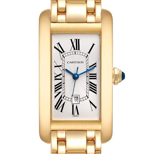 Photo of Cartier Tank Americaine Midsize Yellow Gold Automatic Ladies Watch W26035K2