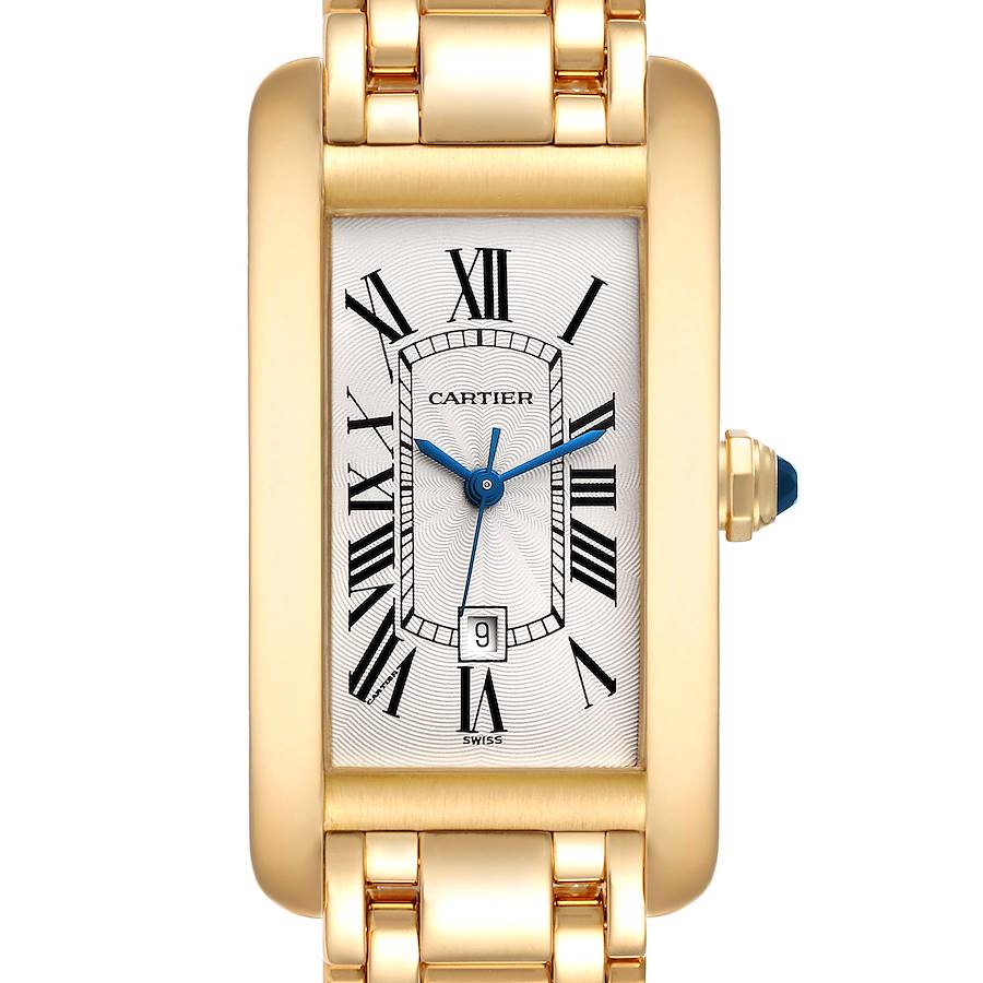 NOT FOR SALE Cartier Tank Americaine Midsize Yellow Gold Automatic Ladies Watch W26035K2 PARTIAL PAYMENT SwissWatchExpo
