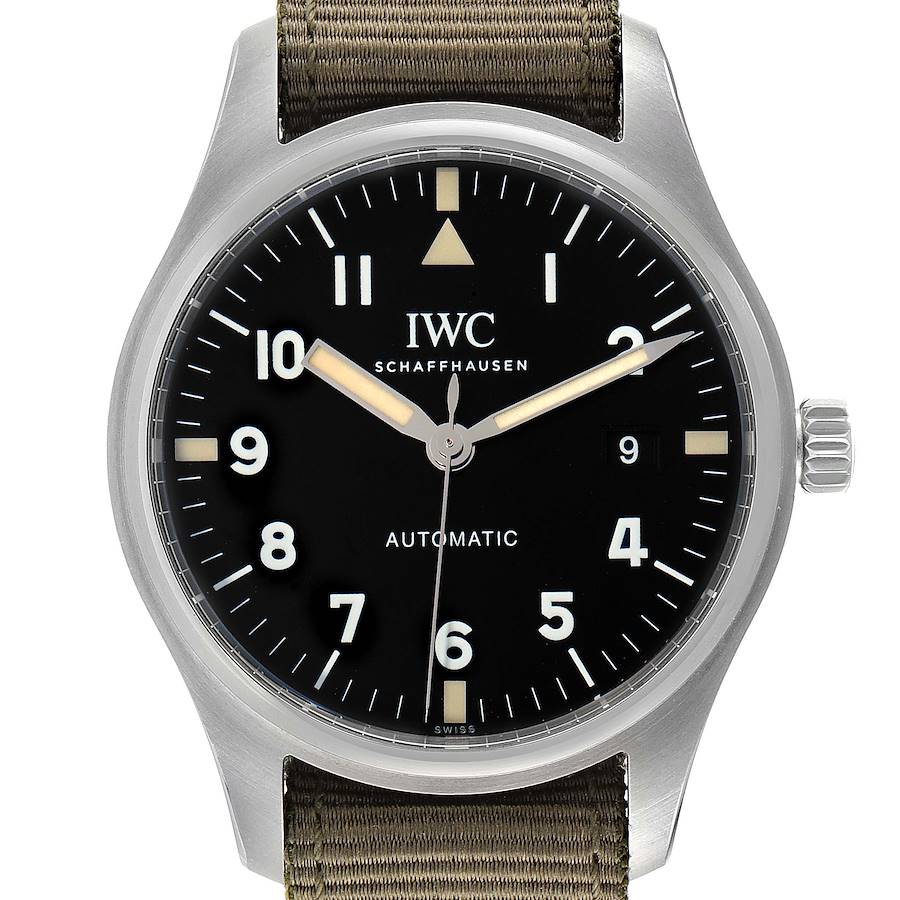 IWC Pilot Mark XVIII Black Dial Automatic Mens Watch IW327007 Box Card SwissWatchExpo