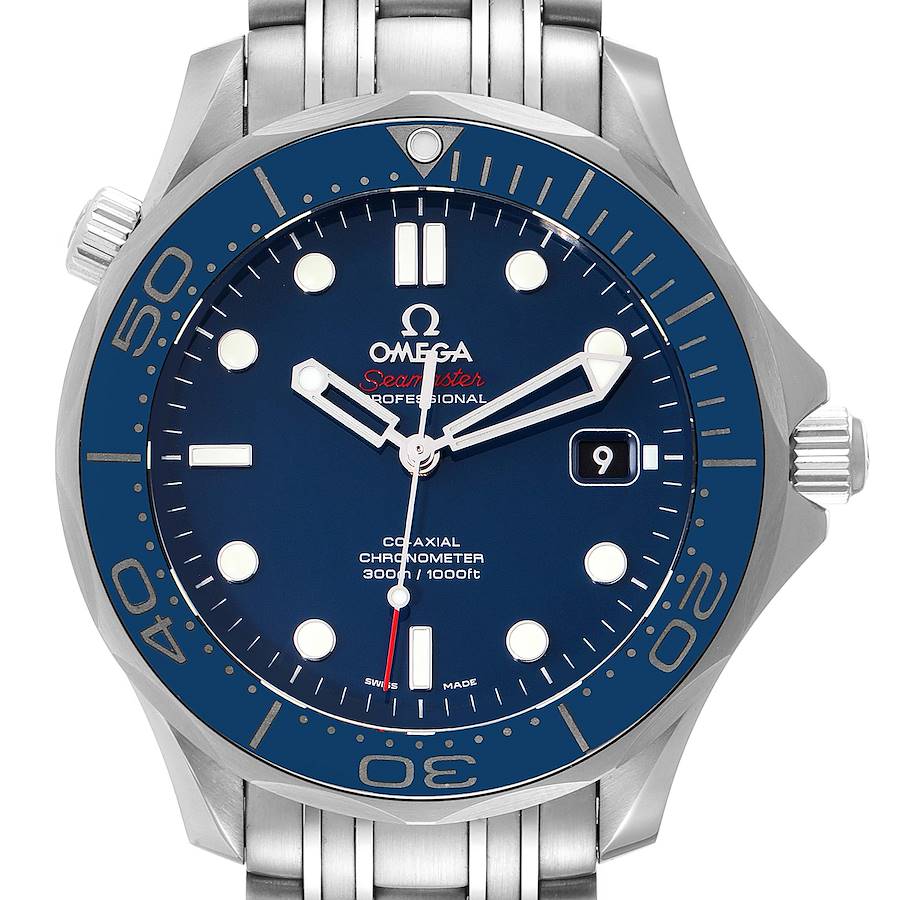 Omega Seamaster Diver Co-Axial Mens Watch 212.30.41.20.03.001 Box Card SwissWatchExpo