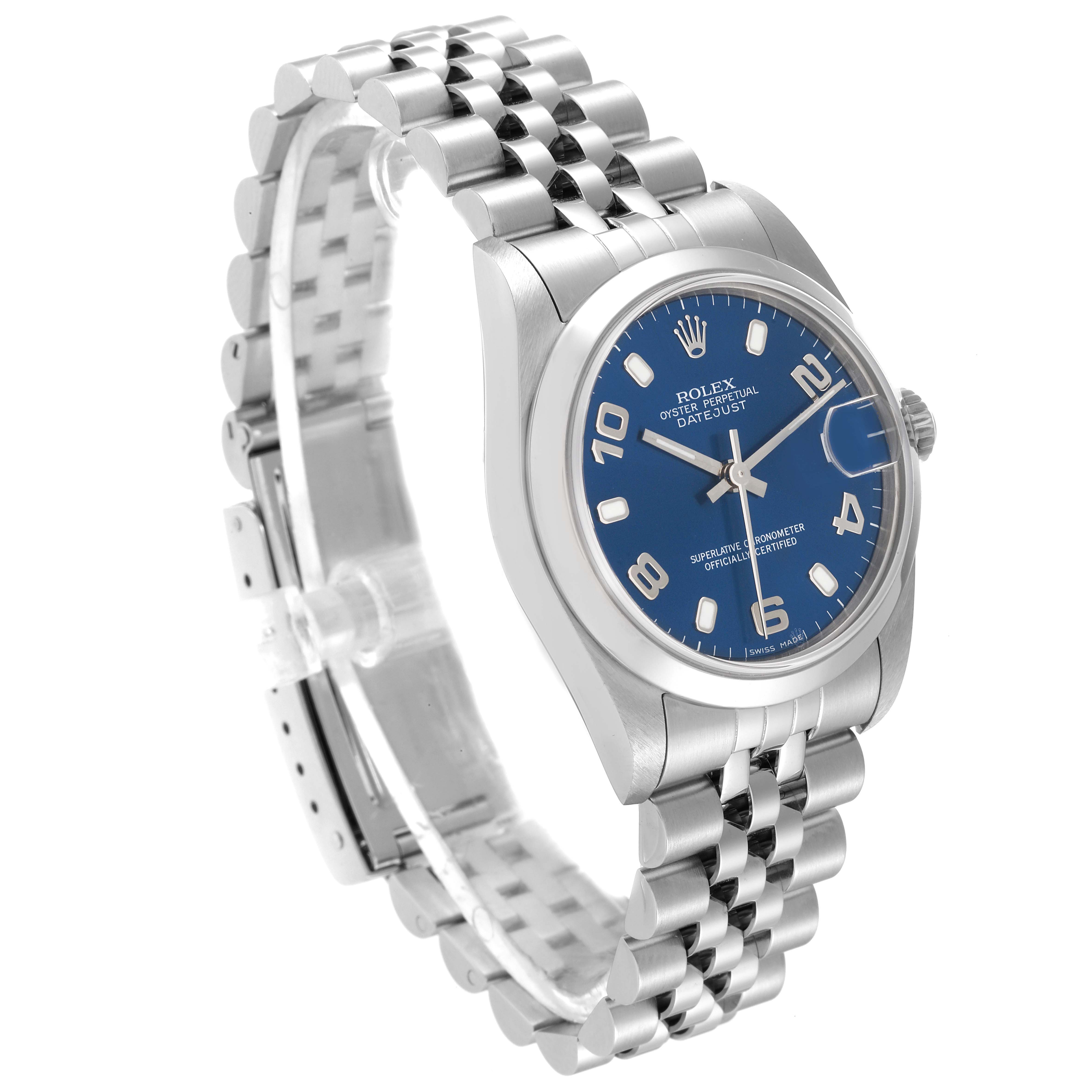 海外輸入品　ROLEX rolex-datejust-31-midsize-blue