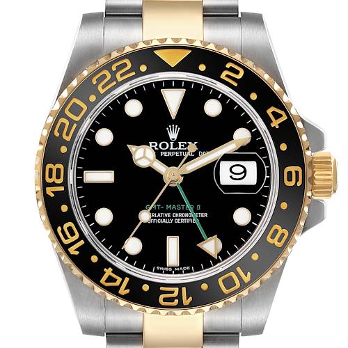 Photo of Rolex GMT Master II Steel Yellow Gold Mens Watch 116713
