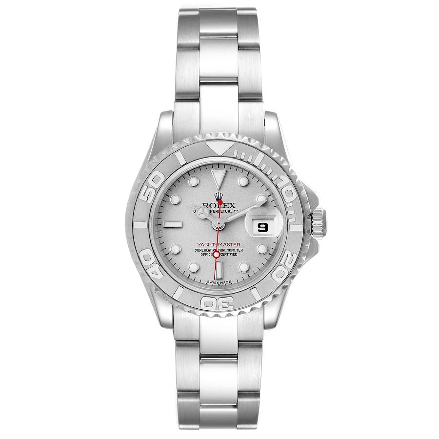 Rolex Yachtmaster Stainless Steel Oyster Bracelet Platinum Dial