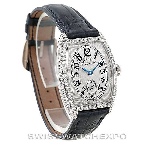 Franck Muller Chronometro 7502 S6 D 18K White Gold Diamond Watch SwissWatchExpo