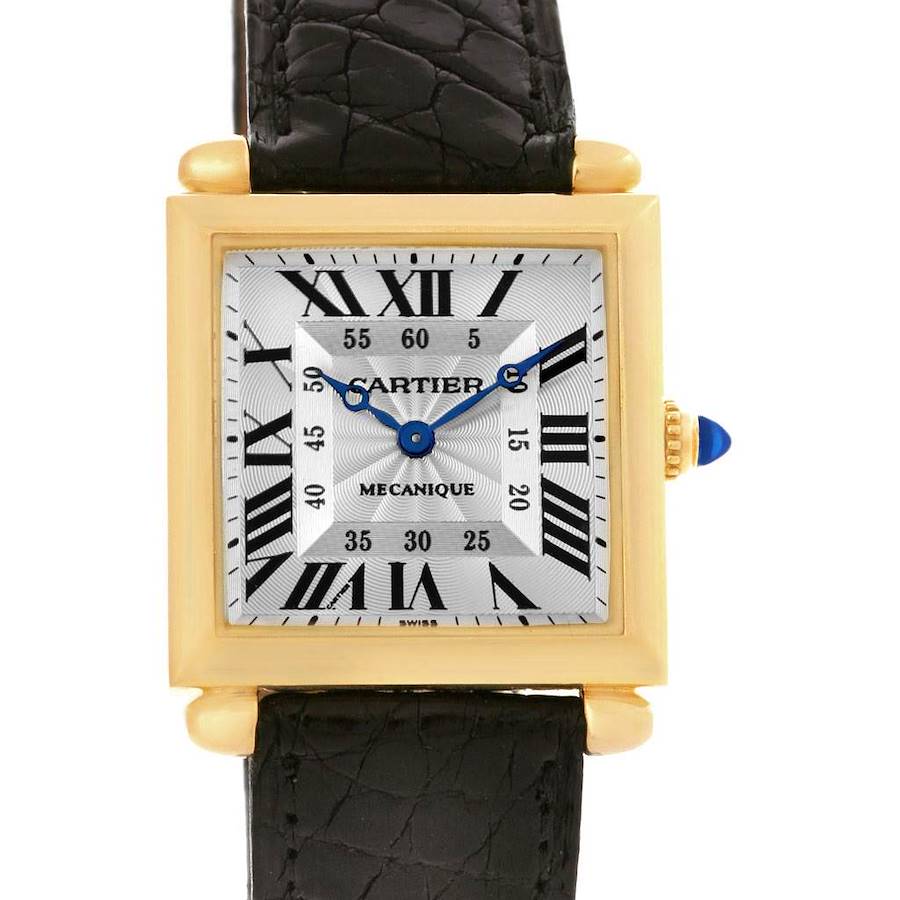 Cartier Tank Obus Yellow Gold  Privee Paris CPCP Manual Watch W1527551 SwissWatchExpo