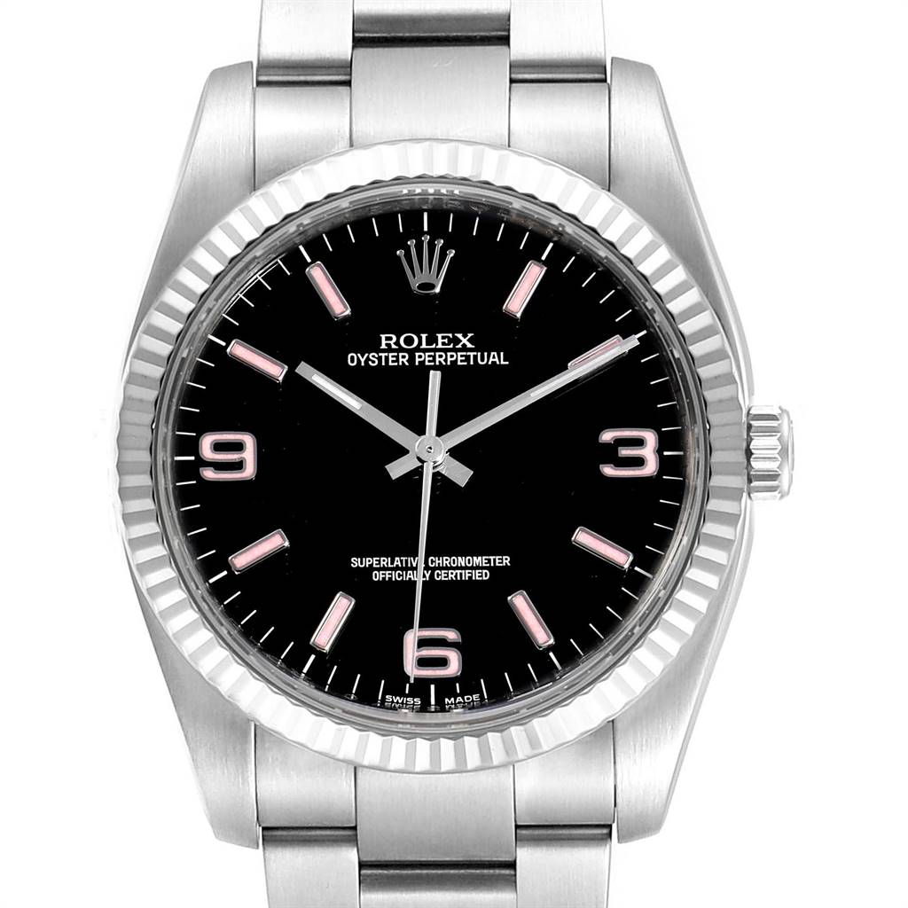 Rolex Oyster Perpetual Steel White Gold 