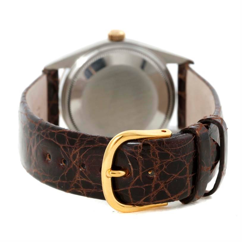 Rolex No Date Mens Steel 18k Yellow Gold Watch 14203 | SwissWatchExpo