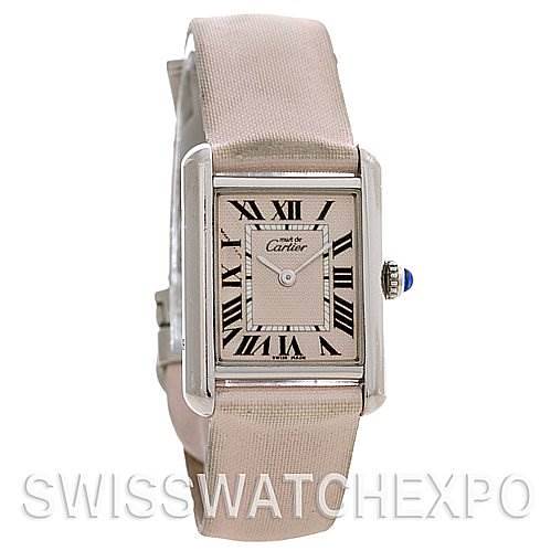 cartier tank louis platinum