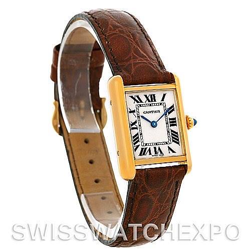 Cartier Tank Louis 18k Yellow Gold Ladies Watch W1529856