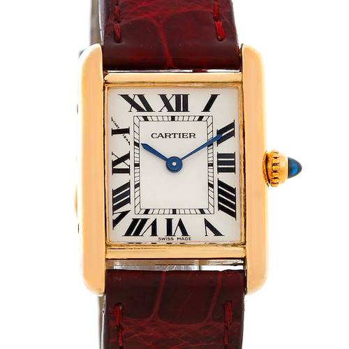 Photo of Cartier Tank Louis 18k Yellow Gold Ladies Quartz Watch W1529856