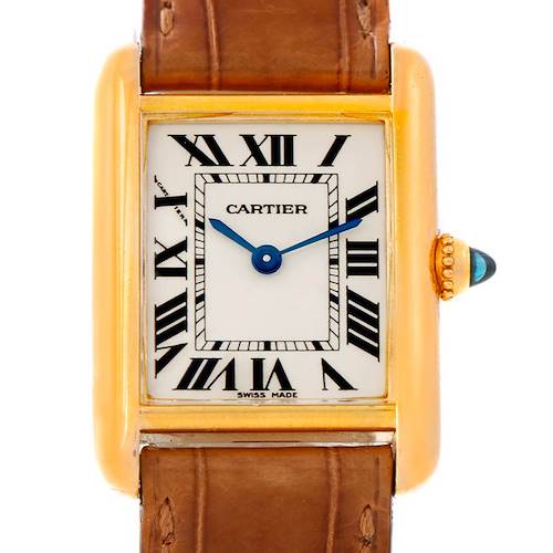 Photo of Cartier Tank Louis 18k Yellow Gold Ladies Watch W1529856