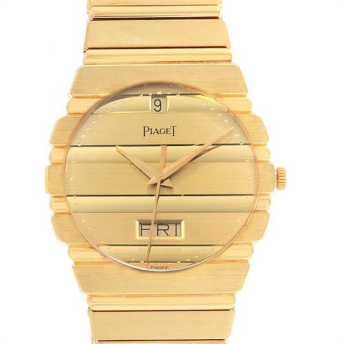 Photo of Piaget Polo 18K Yellow Gold Day Date Mens Watch 15562c701