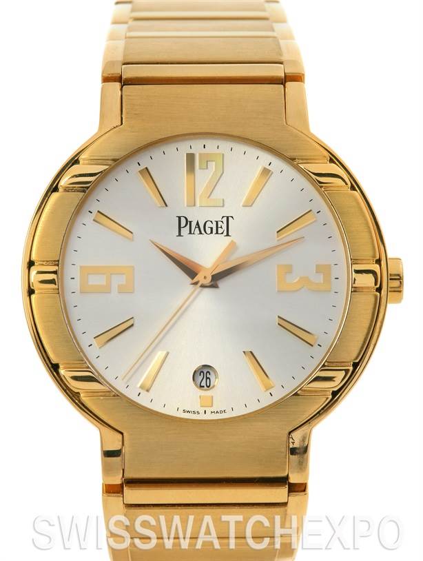 Piaget Polo New Style Mens 18K Yellow Gold GOA26021 Watch